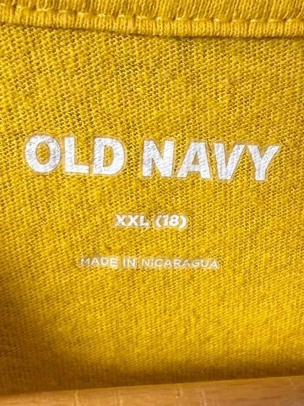 Old Navy Yellow Sonic the Hedgehog Character Graphic Tee